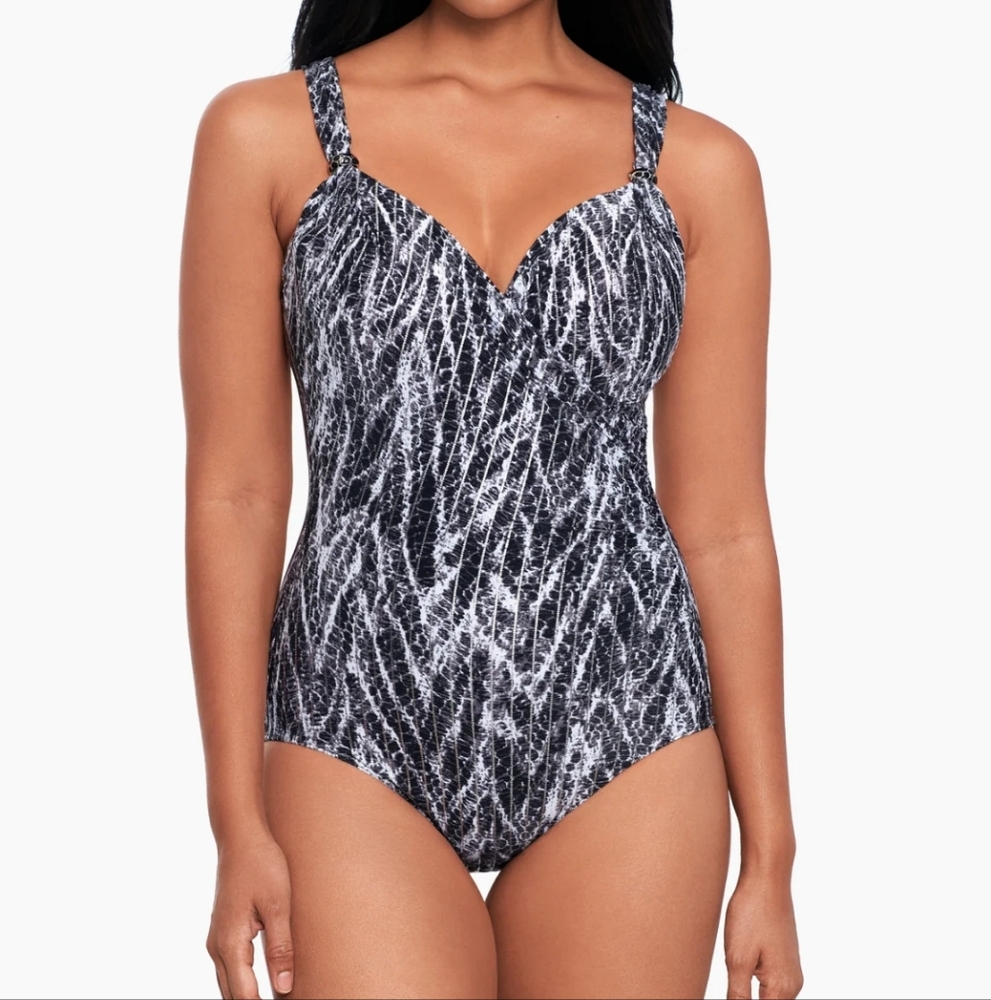 Miraclesuit Python Siren One Piece in Chevron